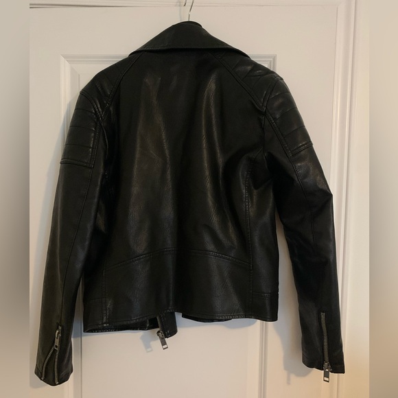 Faux leather jacket from TOPMAN - small - *has some rips back of the collar* - Picture 2 of 11